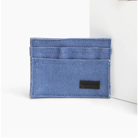 To The Market Slim Card Wallet Blue - Picture 1 of 6